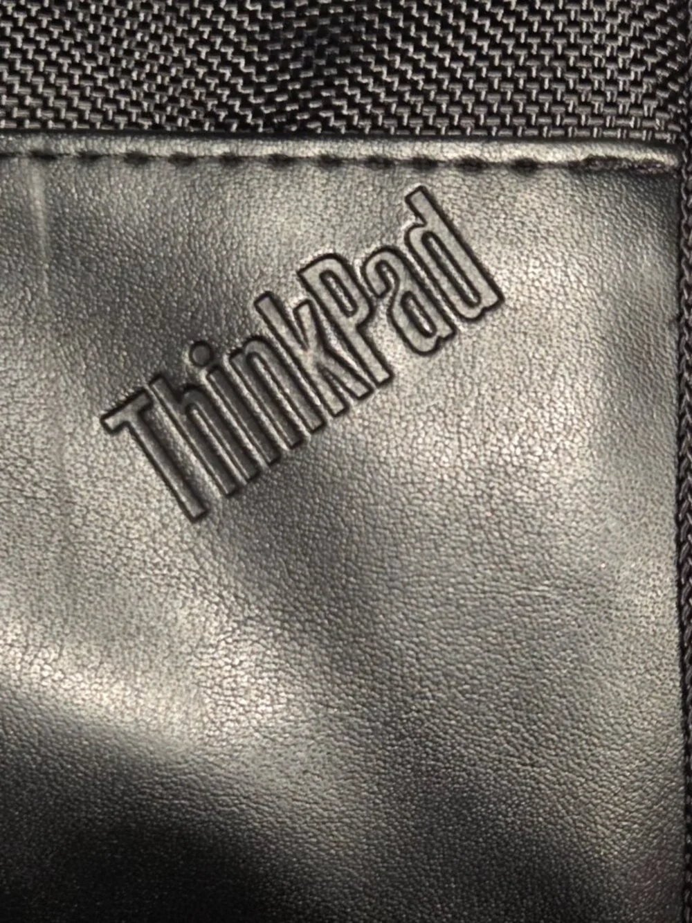 Lenovo ThinkPad 17” Large Laptop Black Carrying Case Bag W Strap Leather Handles